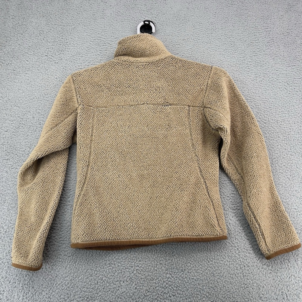 Patagonia Los Gatos Fleece Pullover Women's Medium Beige Brown Snap-T Jacket - Picture 13 of 13